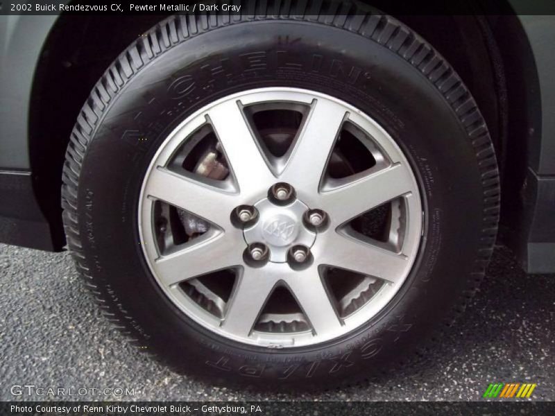 Pewter Metallic / Dark Gray 2002 Buick Rendezvous CX