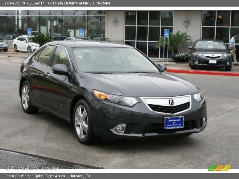 Graphite Luster Metallic / Graystone 2014 Acura TSX Sedan
