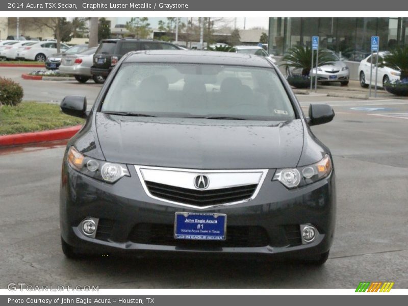 Graphite Luster Metallic / Graystone 2014 Acura TSX Sedan