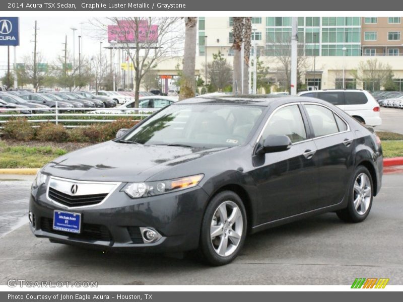 Graphite Luster Metallic / Graystone 2014 Acura TSX Sedan