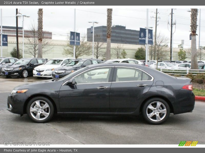 Graphite Luster Metallic / Graystone 2014 Acura TSX Sedan