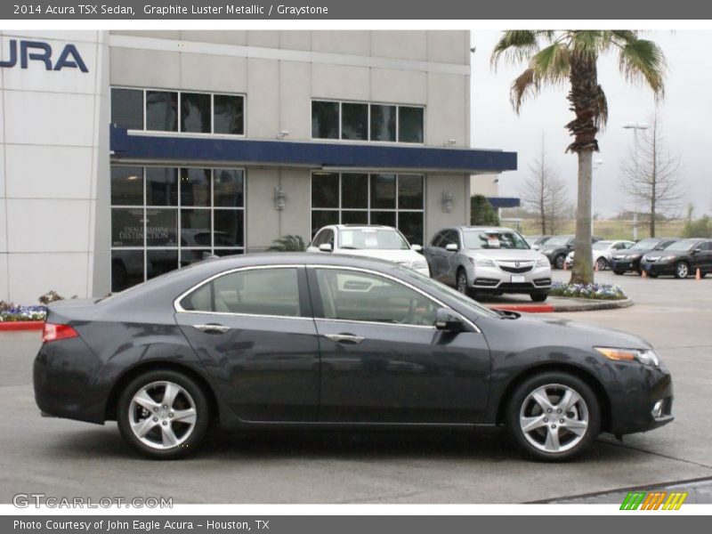 Graphite Luster Metallic / Graystone 2014 Acura TSX Sedan