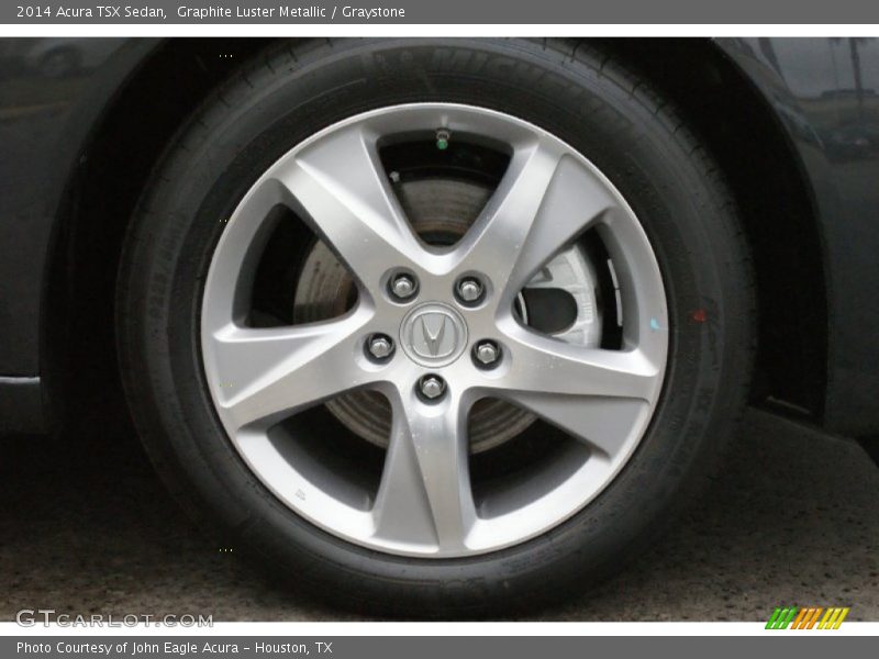 Graphite Luster Metallic / Graystone 2014 Acura TSX Sedan