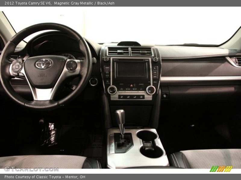 Magnetic Gray Metallic / Black/Ash 2012 Toyota Camry SE V6