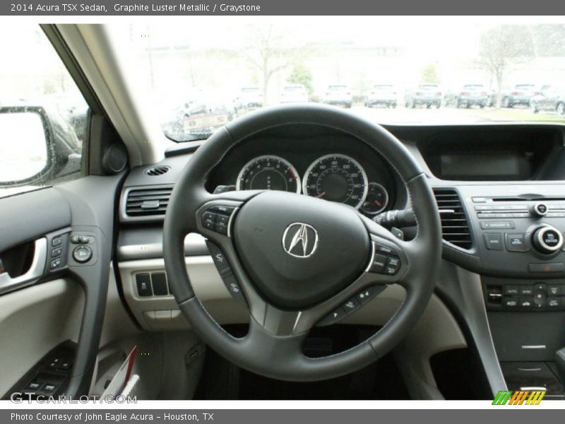 Graphite Luster Metallic / Graystone 2014 Acura TSX Sedan
