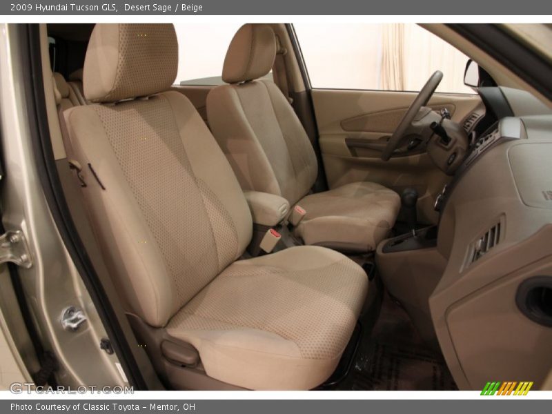 Desert Sage / Beige 2009 Hyundai Tucson GLS