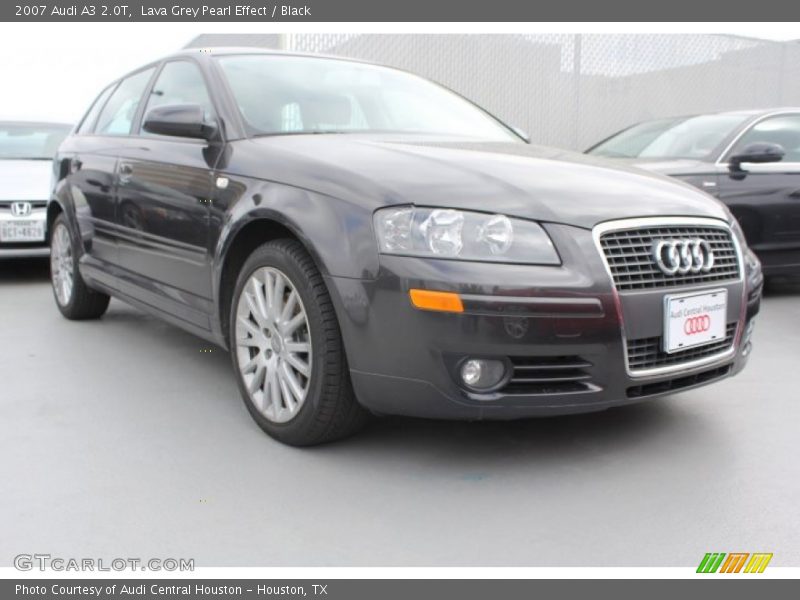 Lava Grey Pearl Effect / Black 2007 Audi A3 2.0T