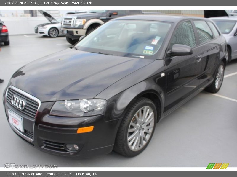 Lava Grey Pearl Effect / Black 2007 Audi A3 2.0T