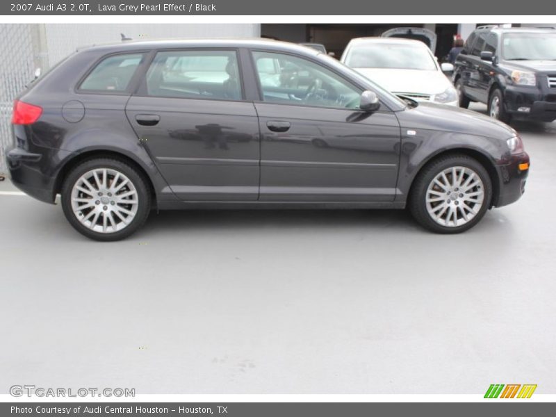 Lava Grey Pearl Effect / Black 2007 Audi A3 2.0T