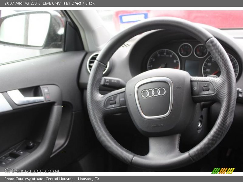 Lava Grey Pearl Effect / Black 2007 Audi A3 2.0T