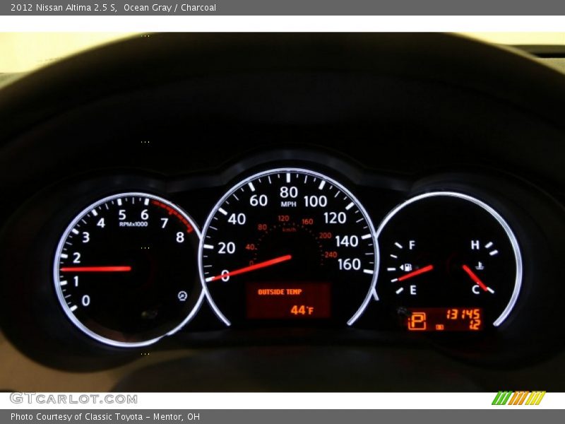 Ocean Gray / Charcoal 2012 Nissan Altima 2.5 S