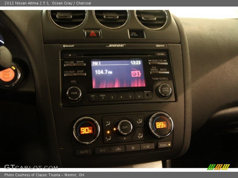 Ocean Gray / Charcoal 2012 Nissan Altima 2.5 S