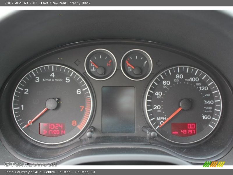 Lava Grey Pearl Effect / Black 2007 Audi A3 2.0T