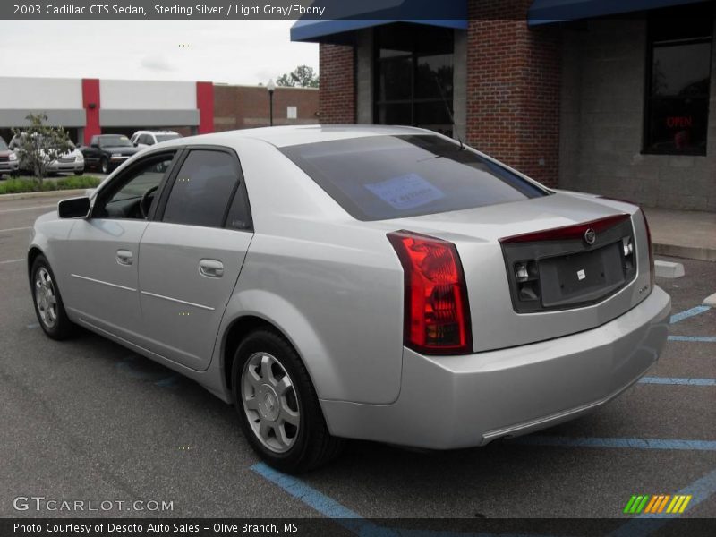 Sterling Silver / Light Gray/Ebony 2003 Cadillac CTS Sedan