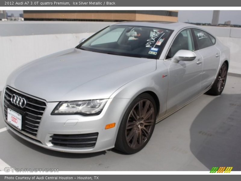 Ice Silver Metallic / Black 2012 Audi A7 3.0T quattro Premium