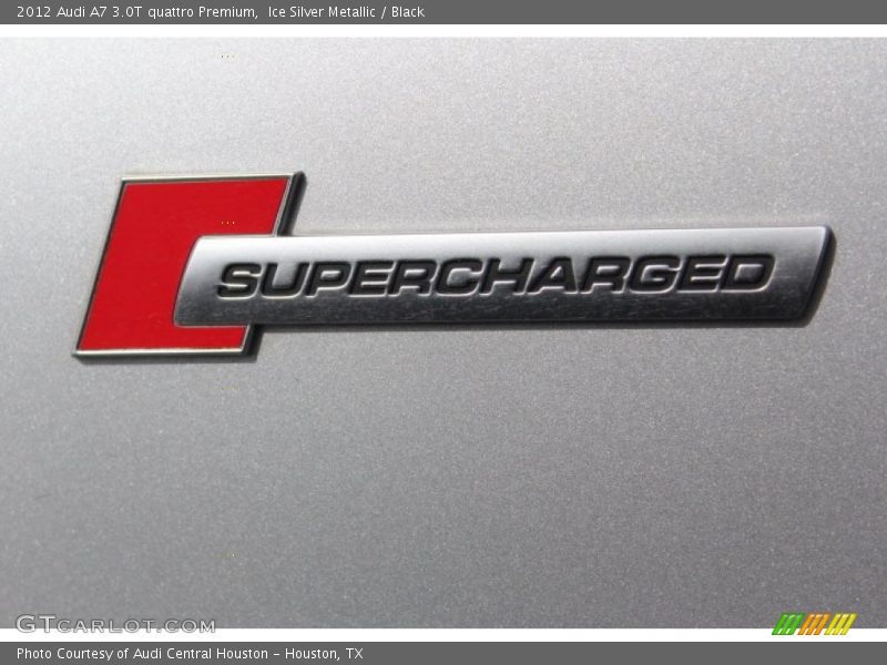 Ice Silver Metallic / Black 2012 Audi A7 3.0T quattro Premium