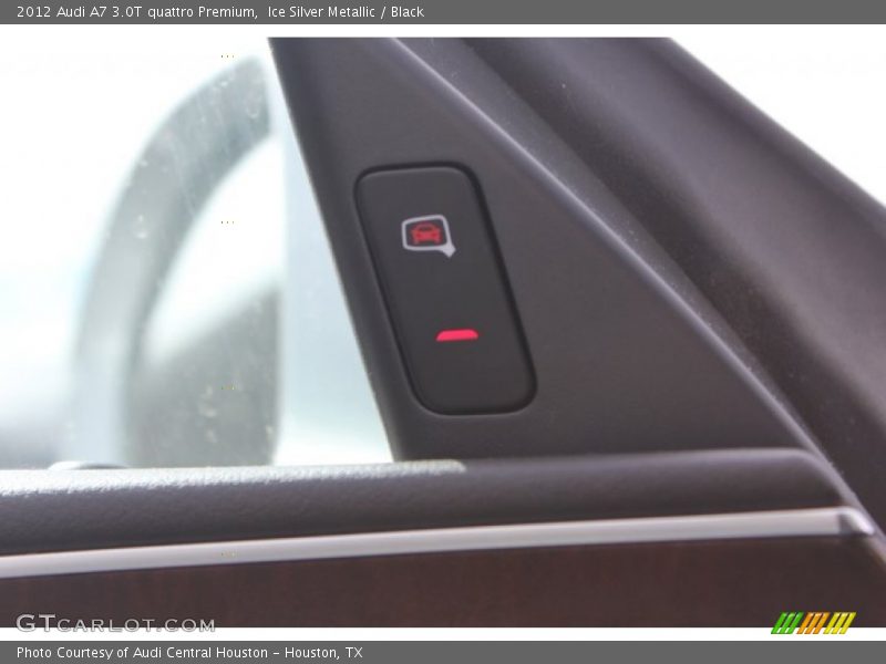 Ice Silver Metallic / Black 2012 Audi A7 3.0T quattro Premium