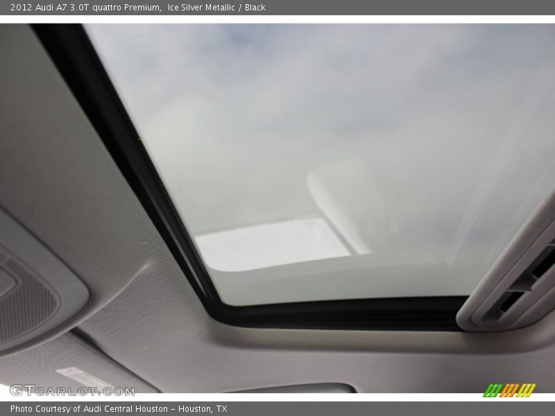 Ice Silver Metallic / Black 2012 Audi A7 3.0T quattro Premium