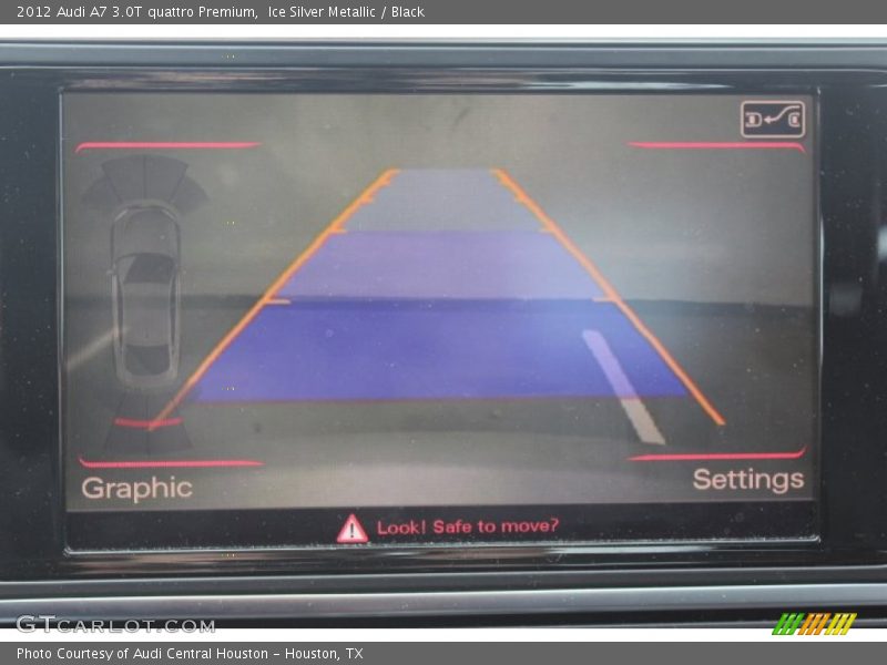 Ice Silver Metallic / Black 2012 Audi A7 3.0T quattro Premium