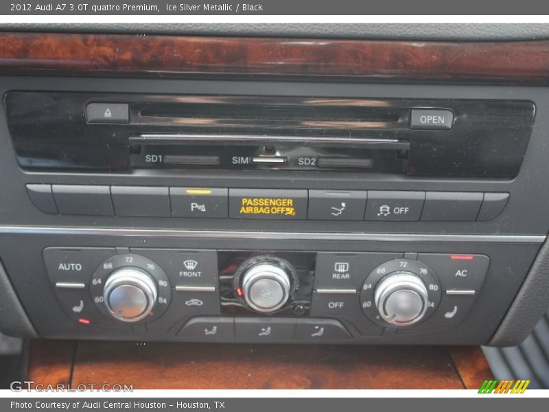 Ice Silver Metallic / Black 2012 Audi A7 3.0T quattro Premium