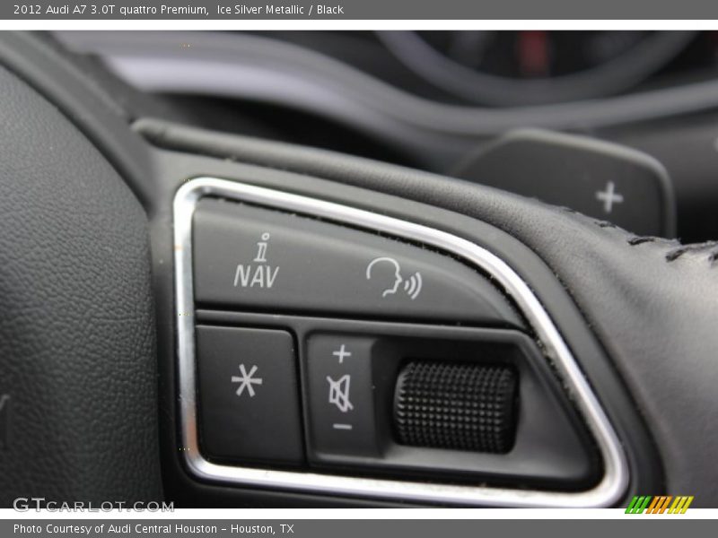 Ice Silver Metallic / Black 2012 Audi A7 3.0T quattro Premium