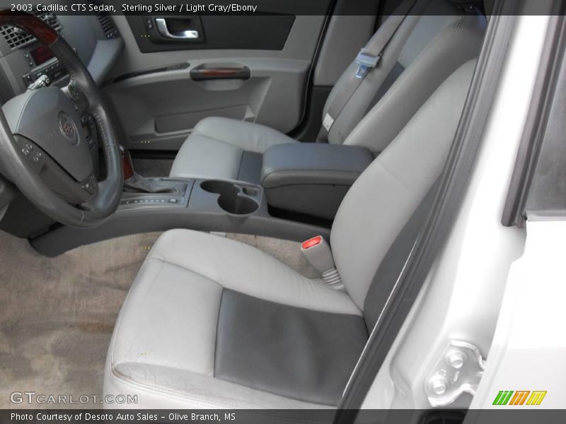Sterling Silver / Light Gray/Ebony 2003 Cadillac CTS Sedan