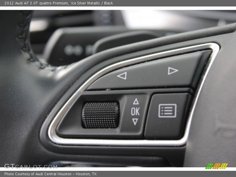 Ice Silver Metallic / Black 2012 Audi A7 3.0T quattro Premium