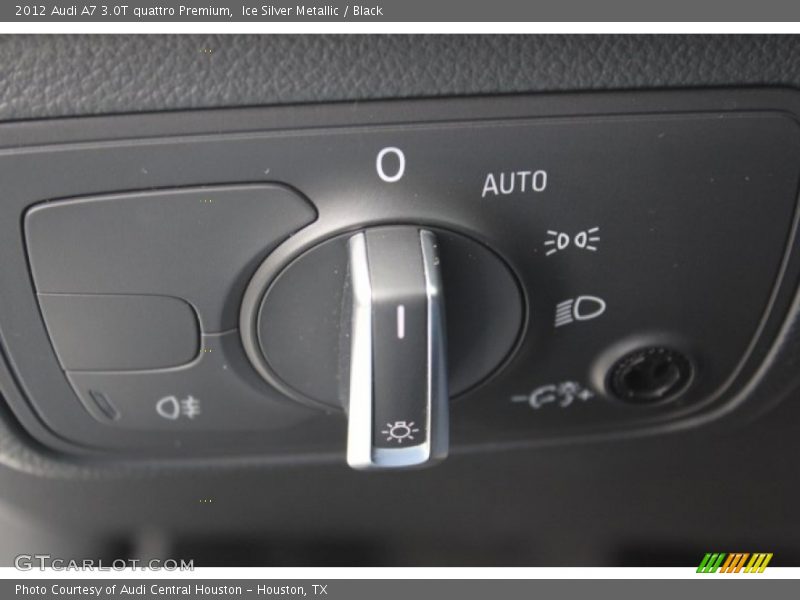 Ice Silver Metallic / Black 2012 Audi A7 3.0T quattro Premium