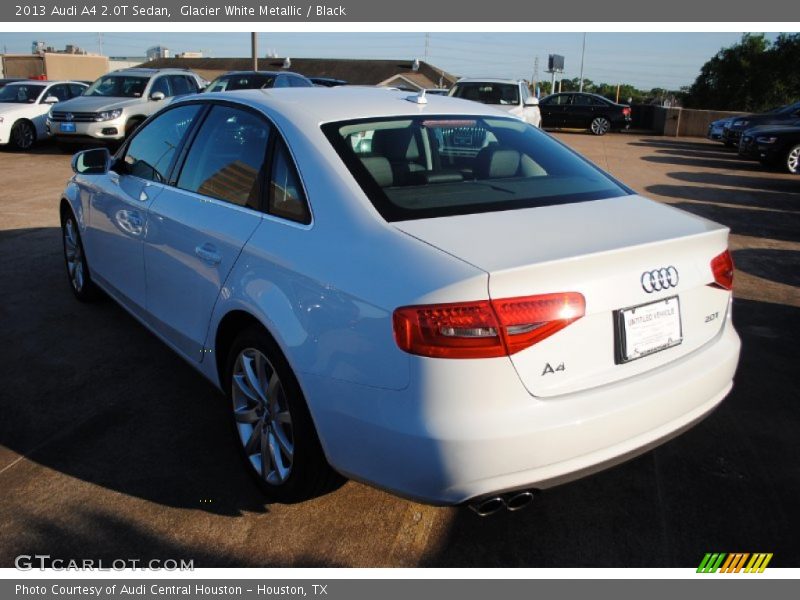 Glacier White Metallic / Black 2013 Audi A4 2.0T Sedan