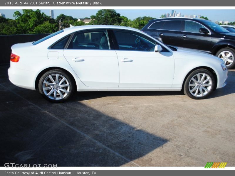 Glacier White Metallic / Black 2013 Audi A4 2.0T Sedan