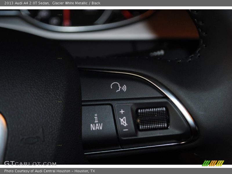 Glacier White Metallic / Black 2013 Audi A4 2.0T Sedan