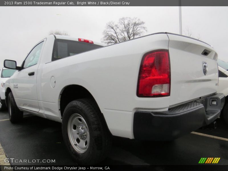 Bright White / Black/Diesel Gray 2013 Ram 1500 Tradesman Regular Cab