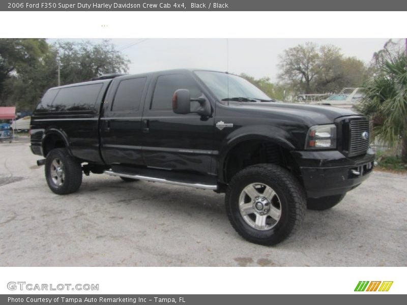 Black / Black 2006 Ford F350 Super Duty Harley Davidson Crew Cab 4x4