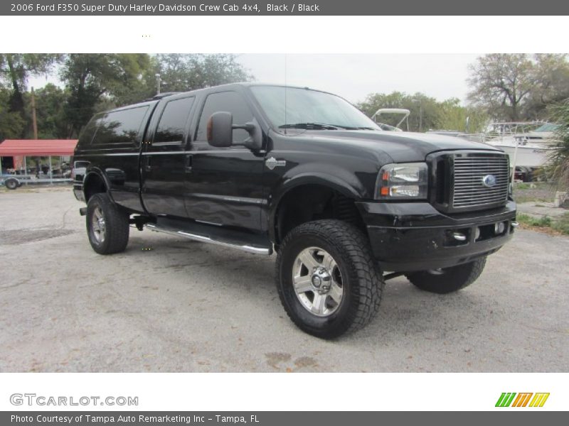 Black / Black 2006 Ford F350 Super Duty Harley Davidson Crew Cab 4x4
