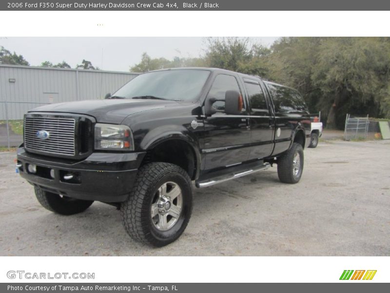 Black / Black 2006 Ford F350 Super Duty Harley Davidson Crew Cab 4x4