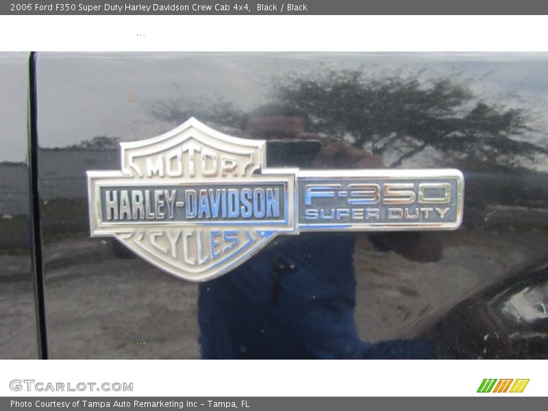 Black / Black 2006 Ford F350 Super Duty Harley Davidson Crew Cab 4x4