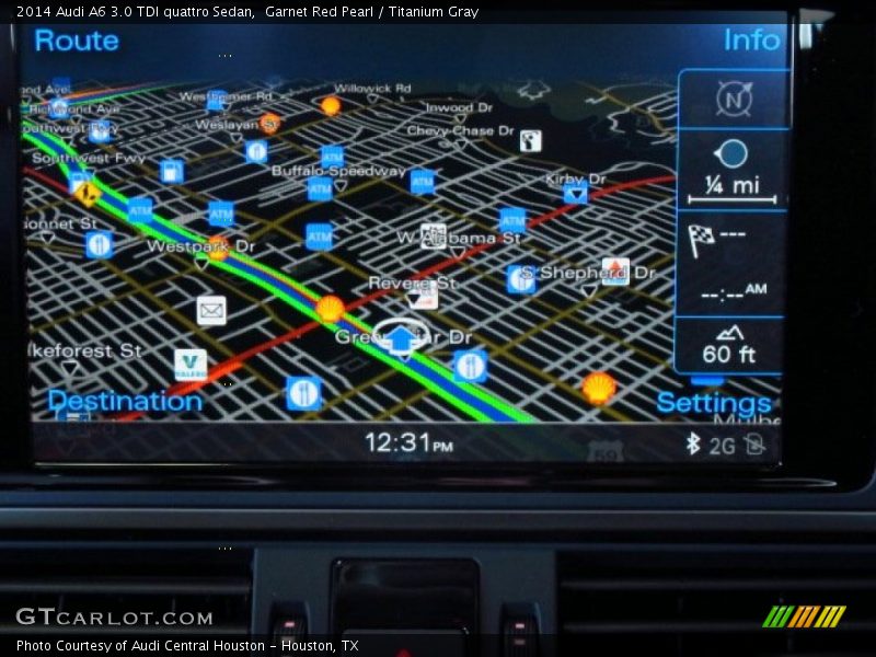 Navigation of 2014 A6 3.0 TDI quattro Sedan