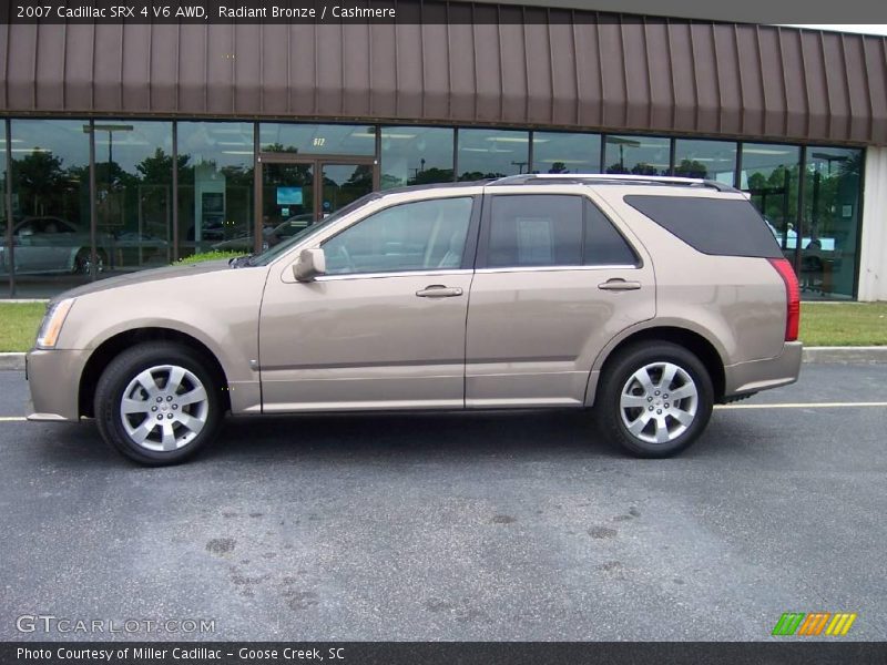 Radiant Bronze / Cashmere 2007 Cadillac SRX 4 V6 AWD