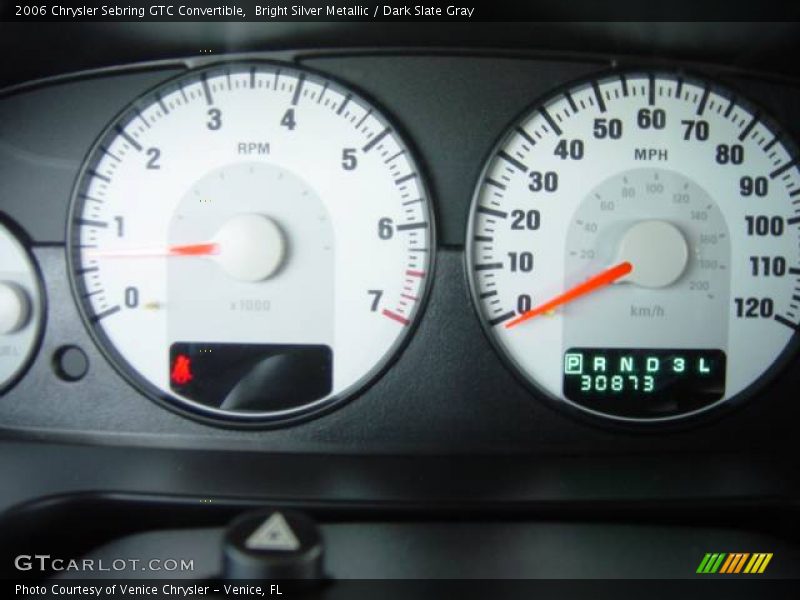 Bright Silver Metallic / Dark Slate Gray 2006 Chrysler Sebring GTC Convertible