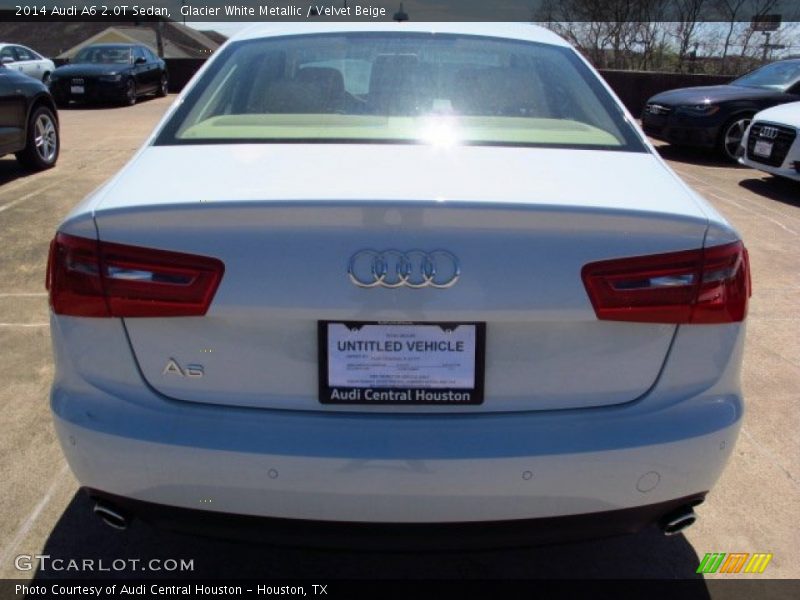 Glacier White Metallic / Velvet Beige 2014 Audi A6 2.0T Sedan