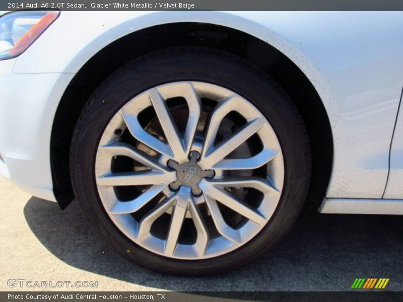 Glacier White Metallic / Velvet Beige 2014 Audi A6 2.0T Sedan