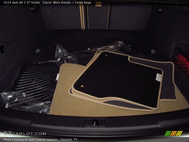 Glacier White Metallic / Velvet Beige 2014 Audi A6 2.0T Sedan
