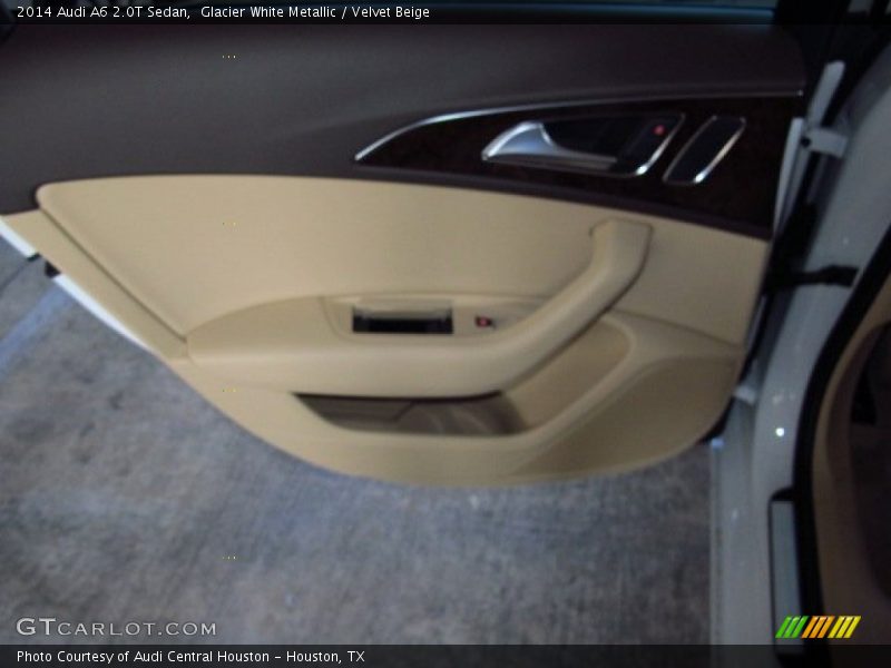 Glacier White Metallic / Velvet Beige 2014 Audi A6 2.0T Sedan