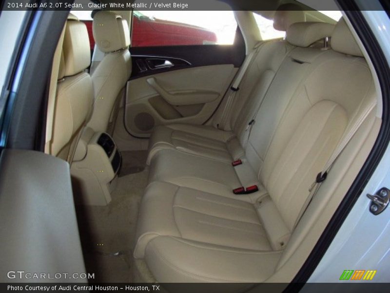 Glacier White Metallic / Velvet Beige 2014 Audi A6 2.0T Sedan