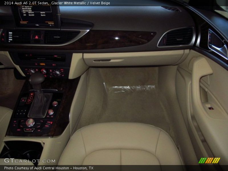 Glacier White Metallic / Velvet Beige 2014 Audi A6 2.0T Sedan