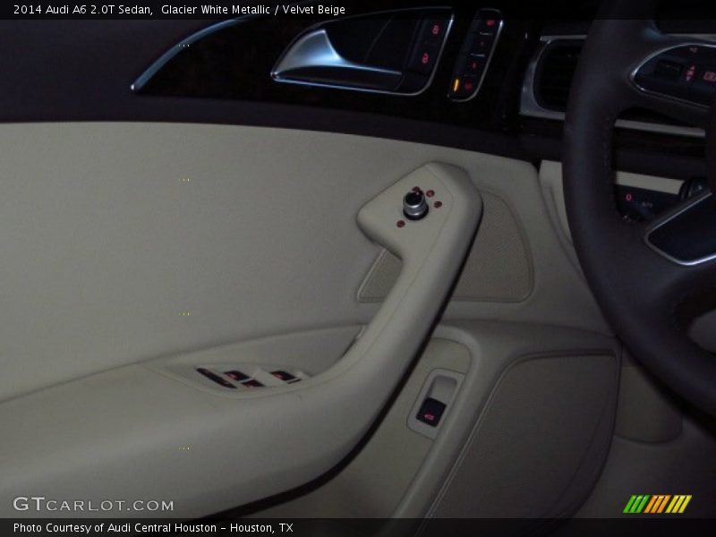 Glacier White Metallic / Velvet Beige 2014 Audi A6 2.0T Sedan