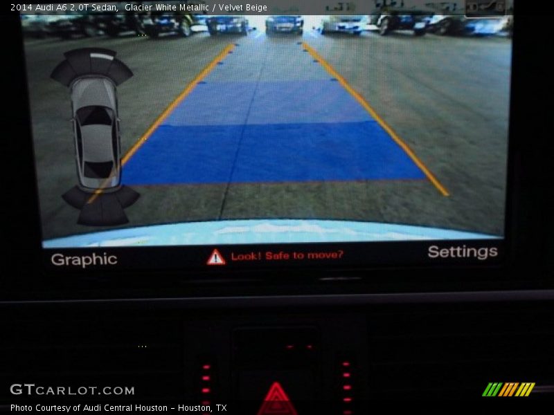 Glacier White Metallic / Velvet Beige 2014 Audi A6 2.0T Sedan