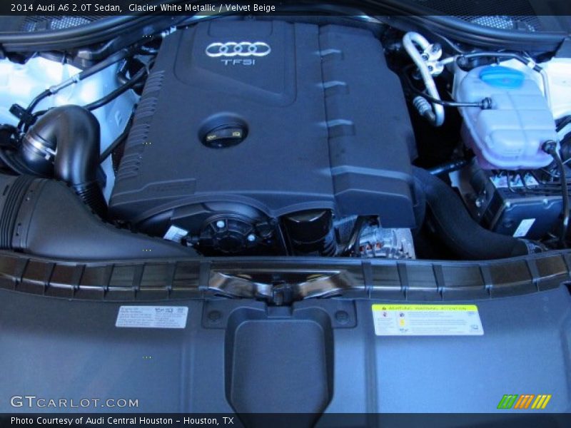 Glacier White Metallic / Velvet Beige 2014 Audi A6 2.0T Sedan