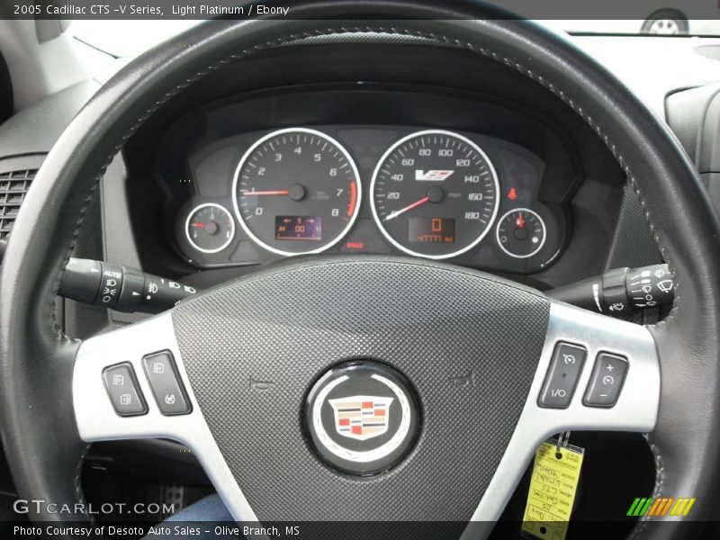 Light Platinum / Ebony 2005 Cadillac CTS -V Series