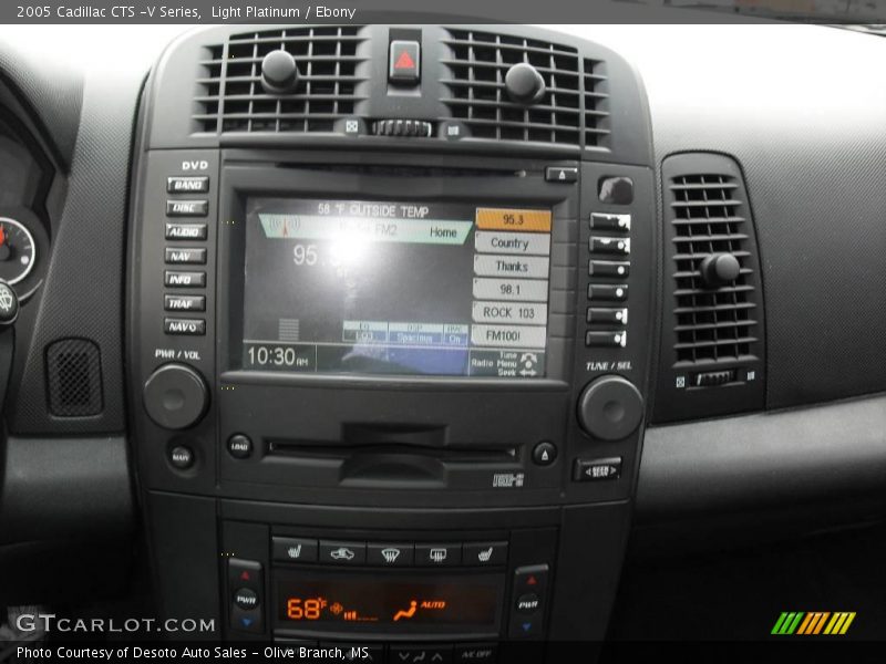 Light Platinum / Ebony 2005 Cadillac CTS -V Series